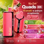Vapsolo Quads 80K smaki – limonka, arbuz z lodem, Black Dragon Ice i Love66