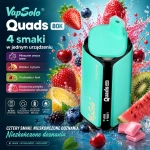 Vapsolo Quads 80K smaki – owoce czerwone, wiśnia cytryna, truskawka kiwi i guma arbuz