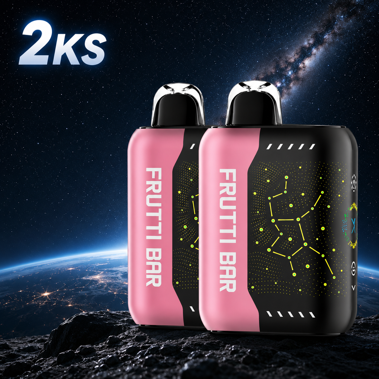 🚀 FRUTTI BAR FB25000 Jednorázová elektronická cigareta - 25 000 použití (balení po 2 ks)