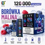 Borówka-Malina UZY 120K blueberry raspberry vape smak