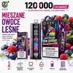 Mieszane czerwone owoce UZY 120K mixed berry vape smak