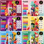 Bang Legend 300K 8w1 – dostępne warianty smakowe 7–12, jednorazowy vape 8 smaków w 1, do 300 000 zaciągnięć