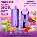 Vapsolo Quads 80K smaki – truskawka arbuz, cola wiśniowa, mrożona brzoskwinia i grejpfrut