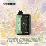 Fehér Gumicukor Frutti Bar 25000 puffs eldobható vape – édes gumicukor íz