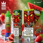 Bang Box 20 000 slukkos eldobható vape eper-görögdinnye ízben, újratölthető Type-C készülék