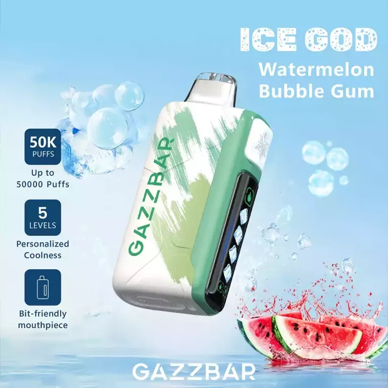 Gazzbar 50000 Puffs ICE GOD Disposable Vape