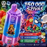 Eper–kiwi, áfonya–kókusz és erdei bogyós gyümölcs ízű eldobható vape készülék