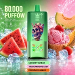 BangBox 80K 3 w 1 – arbuz z lodem, lody truskawkowe oraz potrójny melon