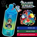 UZY 150K szőlő jég, mangó-őszibarack és áfonya-görögdinnye ízkombináció