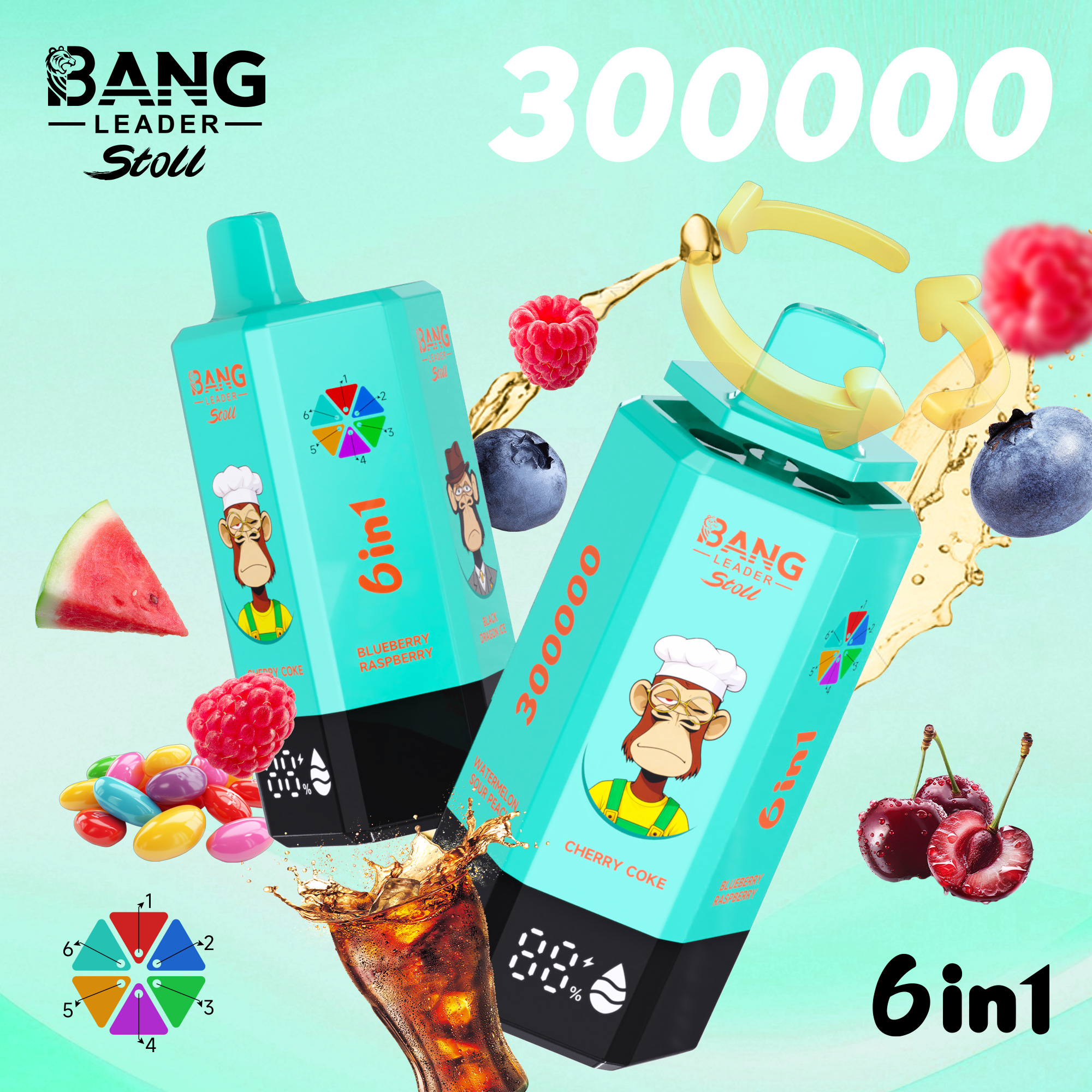  Bang Leader Stoll 300K 6 v 1