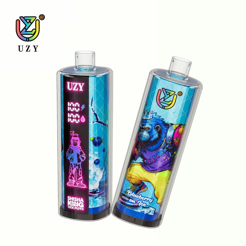 UZY Shisha Hookah King 120K LED kijelző akkumulátor és e-liquid szint