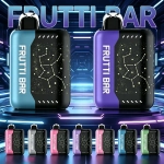 Frutti Bar FB25000 25000 puffs eldobható vape – 9 különböző gyümölcs és jeges íz kombináció, görögdinnye, eper, áfonya és menta ízekke