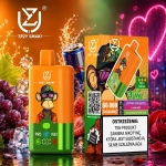 UZY Triple Flavor 60K – winogrono z lodem, Love 666 z marakują i melonem oraz truskawka Red Bull