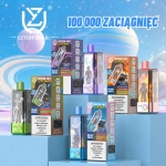 UZY Crystal 100K 4w1 – jednorazowy vape do 100 000 zaciągnięć, 56 ml e-liquidu i bateria 650 mAh
