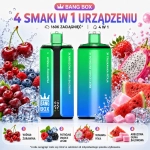 Bang Box 160K 4 w 1 – wiśnia z żurawiną, potrójna mieszanka jagodowa, truskawka z pitają, arbuzowa guma balonowa