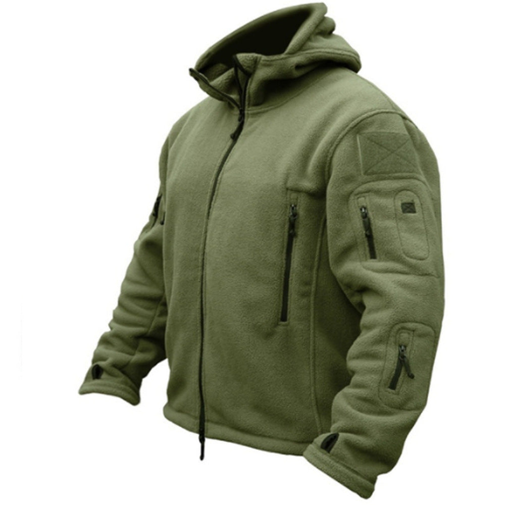 OUTDOOR WARM FLEECE JACKET, HOODED JACKET, HOODIE