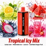 VOPVOP Quads 120K 4-in-1 Vape – Lemon Lime, Watermelon Ice, Black Ice Dragonfruit Strawberry And Love 66