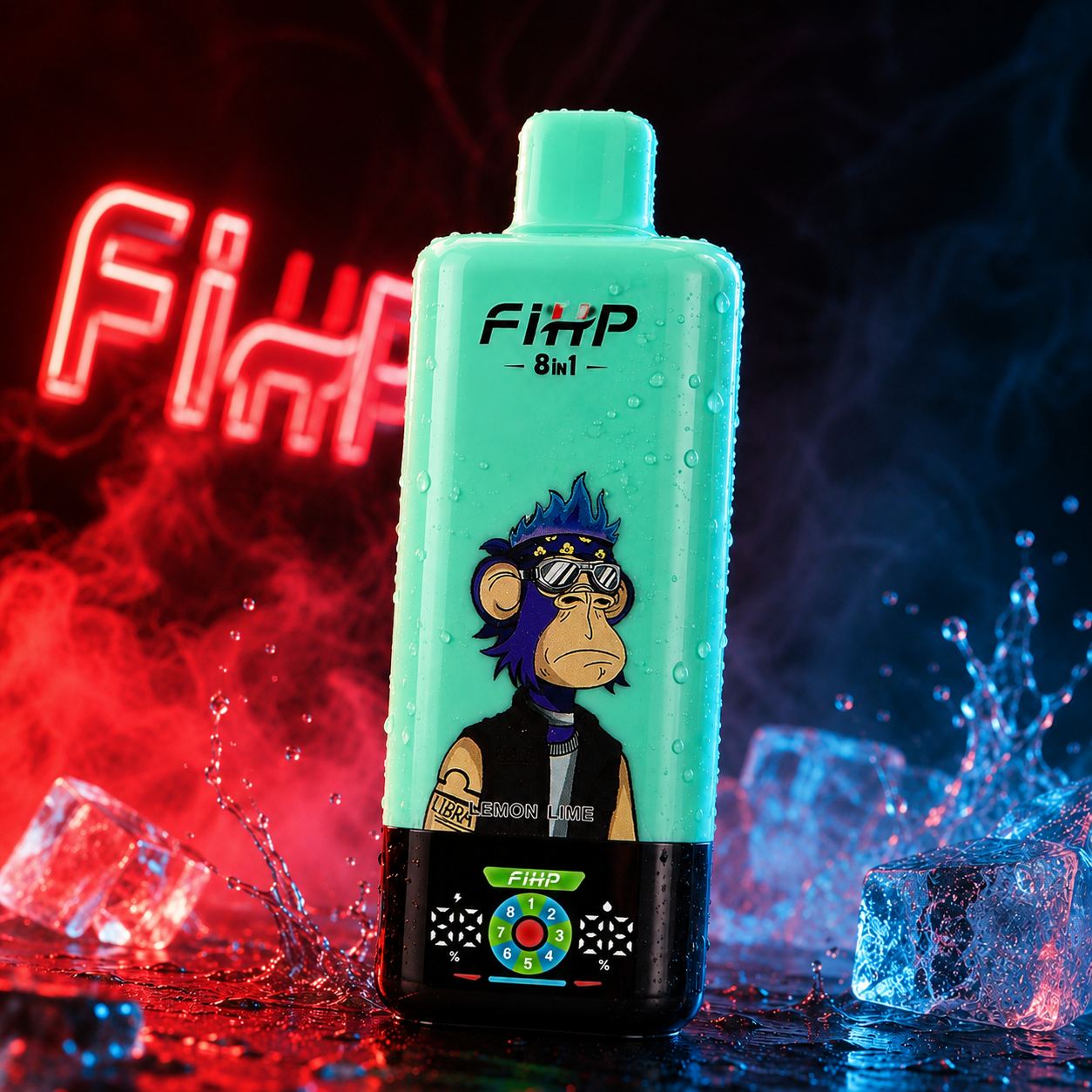 🚀 FIHP 200 000 slukkos 8 az 1-ben többízű elektronikus cigaretta