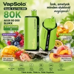 Vapsolo Quads 80K 4 az 1-ben eldobható vape – vegyes piros gyümölcsök, eper-mangó, gyümölcstea és jeges baracktea ízek