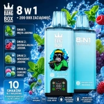 Bang Box 200K 8 w 1 – mięta, jagoda, malina, winogrono i cukierki Nerds – jednorazowy vape 200 000 zaciągnięć