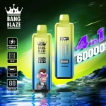 Bang Blaze® 60000 60k Puffs 4 In 1 Flavors Newest Original Rechargeable Lcd Display Disposable Vape