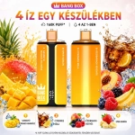 Savanyú mangó-ananász, kóla, barack mix és eper-banán Bang Box 160K 4 íz vape HU