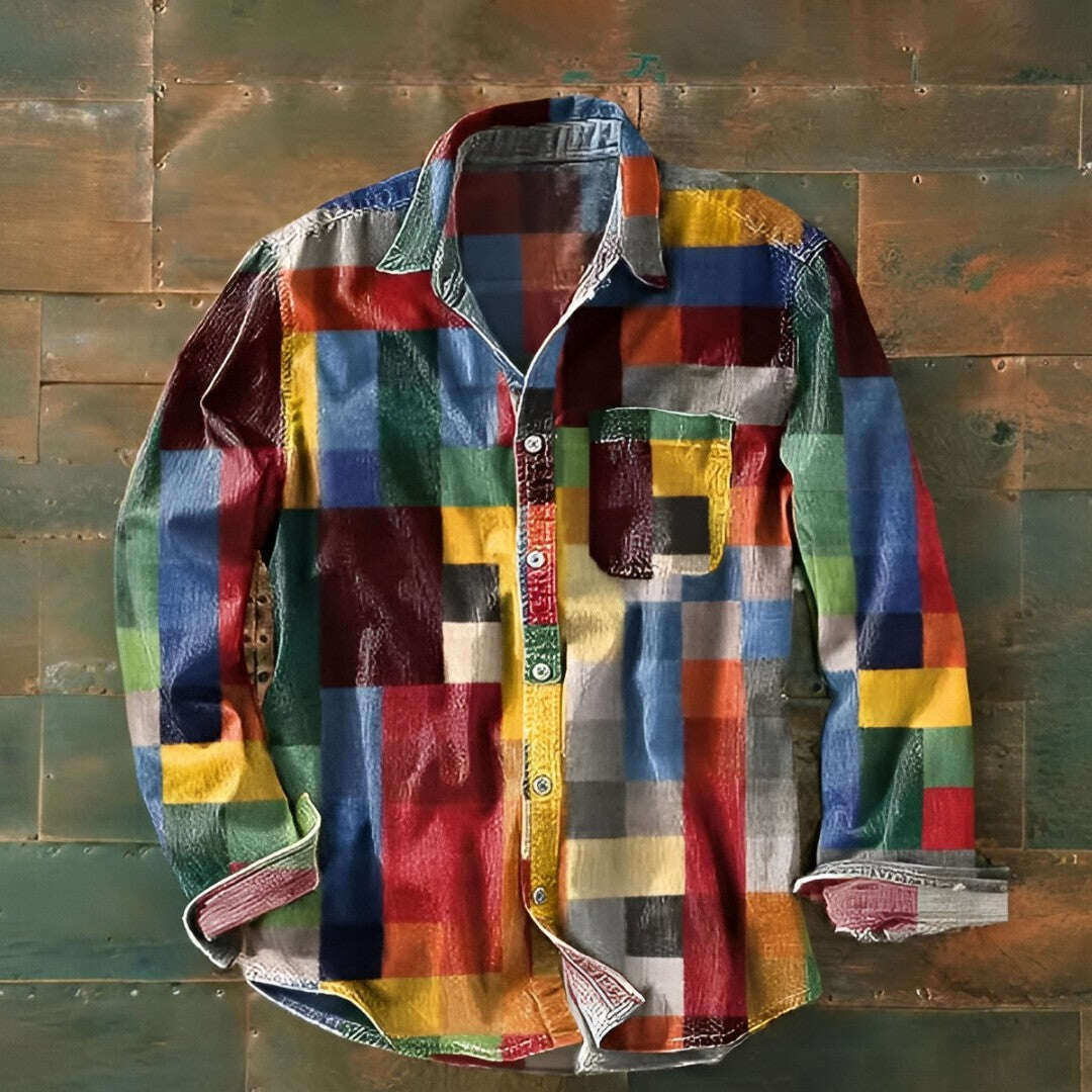 Max - színes vintage ing