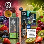 UZY Crystal 100K 4w1 – brzoskwinia, mango i ananas, borówka z maliną, cytryna z limonką oraz arbuzowa guma balonowa