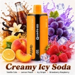 VOPVOP Quads 120K 4-in-1 Vape – Vanilla Cola, Lemon Peach, Strawberry Raspberry Cherry Ice And Grape Ice