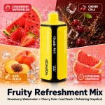 VOPVOP Quads 120K 4-in-1 Vape – Strawberry Watermelon, Cherry Cola, Juicy Peach Ice And Grapefruit Refresher