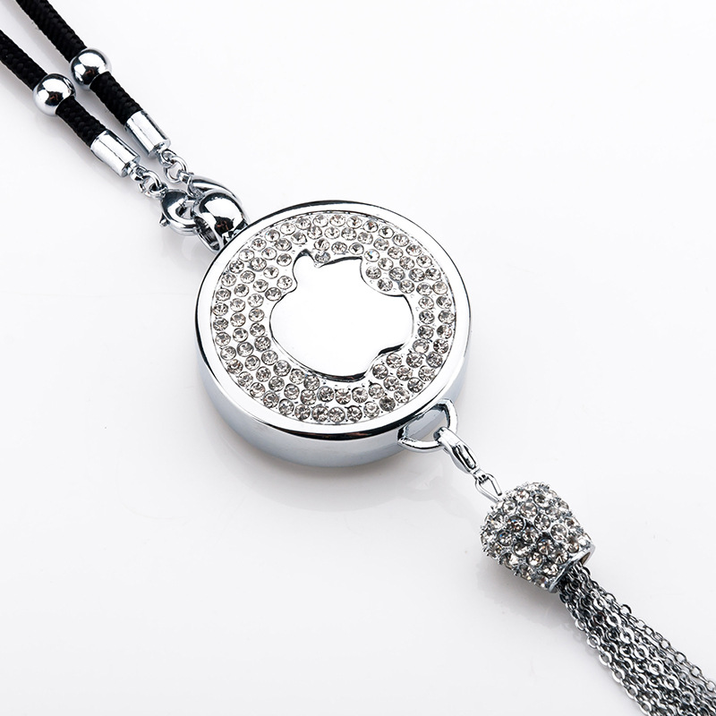 Pingente de aromaterapia com logotipo de carro com diamante de metal