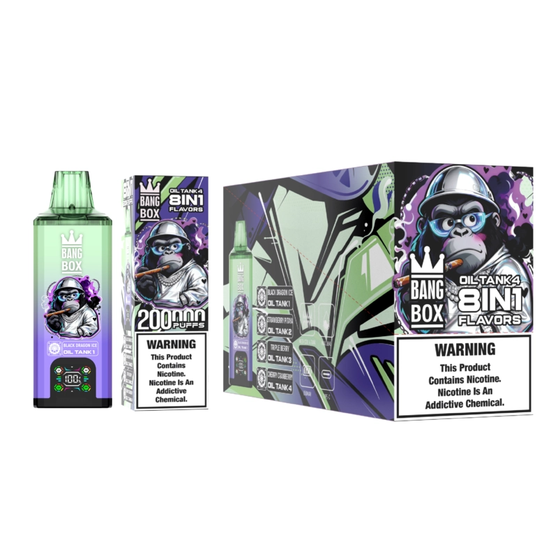 Bang Box 200K Black Dragon Ice ízsorozat 200000 szívás