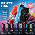 Frutti Bar FB25000 25000 puffs eldobható vape – prémium e-cigi Dual Mesh Coil és Type-C újratölthető akkumulátorral
