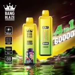 Bang Blaze® 60000 60k Puffs 4 In 1 Flavors Newest Original Rechargeable Lcd Display Disposable Vape