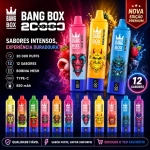 Vape descartável Bang Box 20000 puffs com 0 a 5 por cento nicotina e bateria recarregável USB C