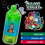 UZY 150K eper-sárkánygyümölcs, energiaital és málna-görögdinnye ízkombináció
