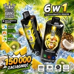 Bang Legend 150K 6 w 1 jednorazowy e-papieros – Ananas Lód, Ananas-Kokos Lód, Kiwi-Ananas Lód