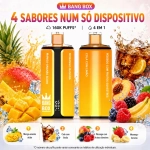 Vape descartável Portugal 160000 puffs Bang Box sabores Manga ananás ácido, Limão cola, Mix pêssego, Morango banana