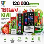 Truskawka-Kiwi UZY 120K strawberry kiwi vape ice flavor