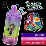 UZY 150K eper-kiwi, áfonya jég és meggy jég ízkombináció