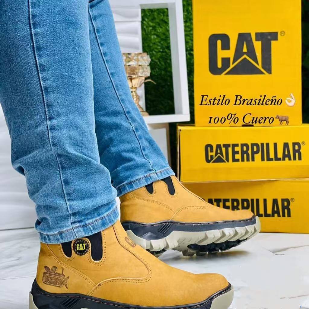 Caterpillar® bőr férfi csizma Tartós futófelület Puha és könnyen hordható Tökéletes mezőgazdasági munkákhoz