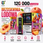 Mrożona brzoskwinia UZY 120K peach ice vape DTL disposable