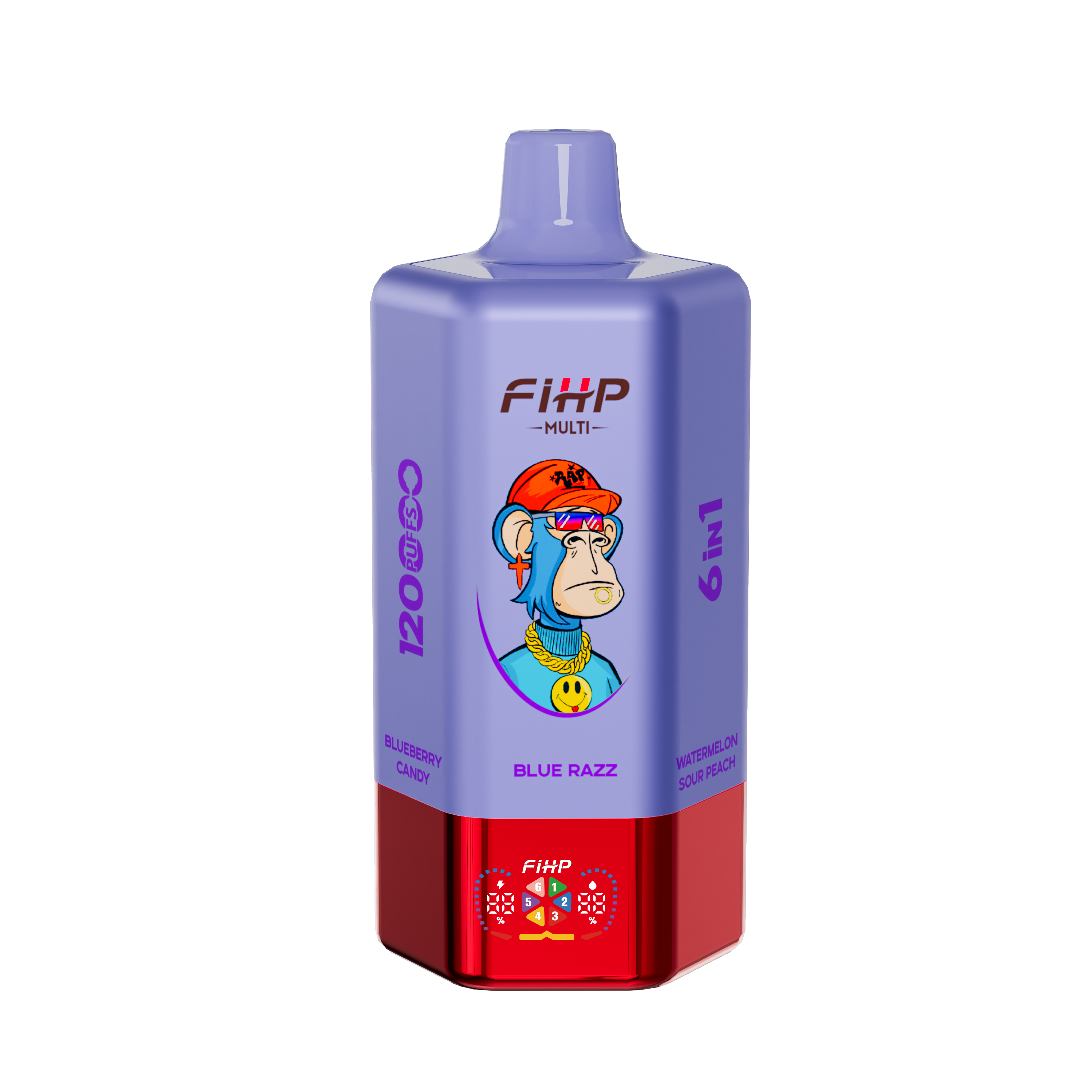 🚀 FIHP 120 000 Puffs 6v1 Multi příchutě Vape