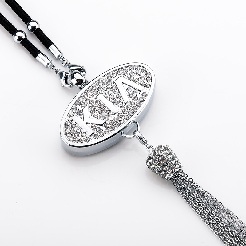 Pingente de aromaterapia com logotipo de carro com diamante de metal