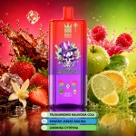 BangBox 80K 3 w 1 – cola truskawkowo-waniliowa, kwaśne jabłko z maliną oraz cytryna i limonka