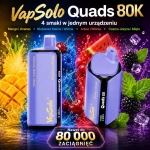 Vapsolo Quads 80K smaki – mango, ananas, wiśnia, arbuz i mięta