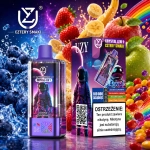 UZY Crystal 100K 4w1 – truskawka i arbuz, Blue Razz Ice, borówka z maliną i wiśnią oraz musująca wiśnia z lodem